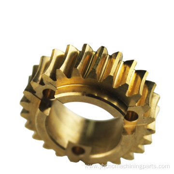 Custom precision CNC machining of small brass